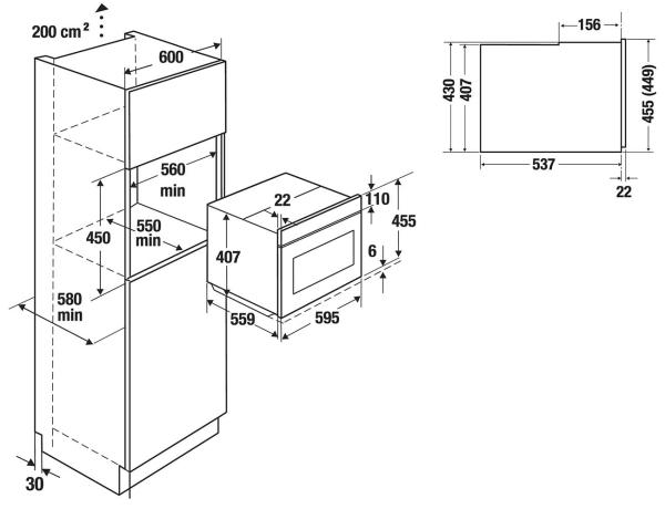 Паровой шкаф Kuppersbusch CD 6350.0 S5 Black Velvet