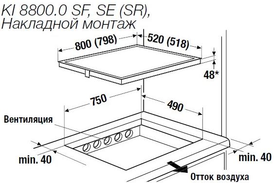 Индукционная варочная панель Kuppersbusch KI 8800.0 SE