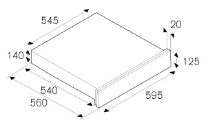 Ящик для подогрева Bertazzoni WD60Z