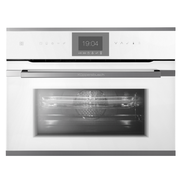 Компактный духовой шкаф с микроволнами Kuppersbusch CBM 6550.0 W3 Silver Chrome Компактный духовой шкаф с микроволнами Kuppersbusch CBM 6550.0 W3 Silver Chrome