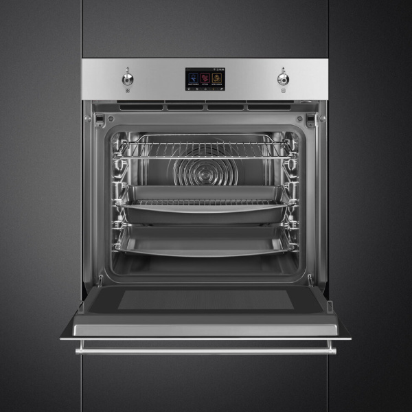 Духовой шкаф с паром Smeg SO6303APX Духовой шкаф с паром Smeg SO6303APX