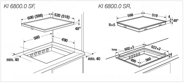 Индукционная варочная панель Kuppersbusch KI 6800.0 SE