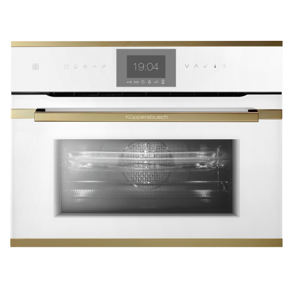Компактный духовой шкаф с микроволнами Kuppersbusch CBM 6550.0 W4 Gold Компактный духовой шкаф с микроволнами Kuppersbusch CBM 6550.0 W4 Gold