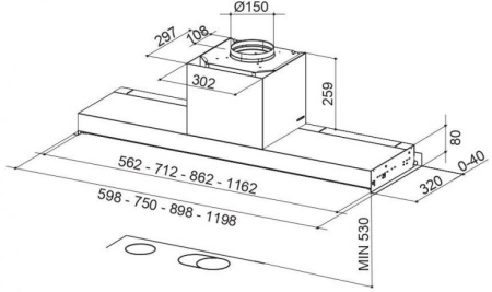 Вытяжка Faber IN-NOVA PREMIUM WH M A120 Вытяжка Faber IN-NOVA PREMIUM WH M A120