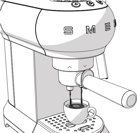Кофемашина Smeg ECF01PGEU