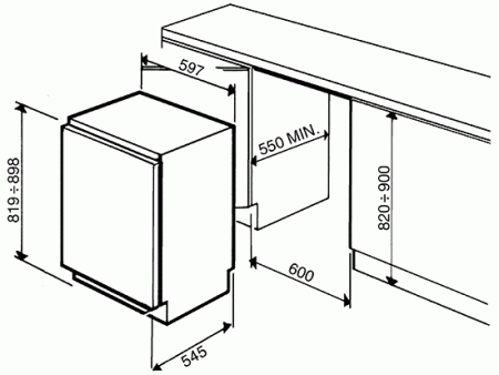 Морозильная камера Smeg VI100P1