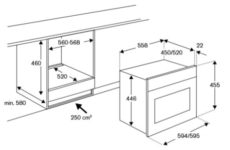 Духовой шкаф Bertazzoni F457MODMWTX