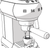 Кофемашина Smeg ECF01PKEU