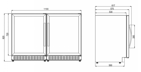 Шкаф для вина и напитков Dometic C50G Wine&Beer