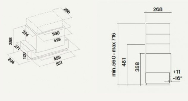 Встраиваемая вытяжка FALMEC E.ION GRUPPO INCASSO 50 (450) Встраиваемая вытяжка FALMEC E.ION GRUPPO INCASSO 50 (450)