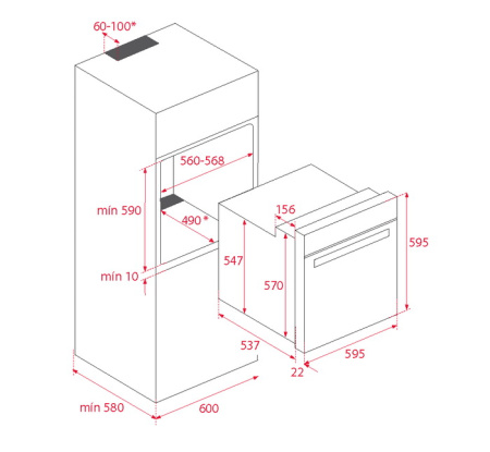 Духовой шкаф Kuppersberg FH 611 B