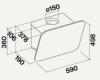 Вытяжка Falmec Tab 60 White