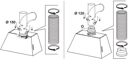 Вытяжка настенная Bertazzoni KR110HER1NEDC