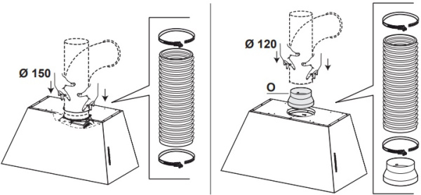 Вытяжка настенная Bertazzoni KR110HER1NEDC