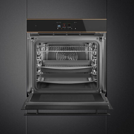 Духовой шкаф с паром Smeg SO6606APNR