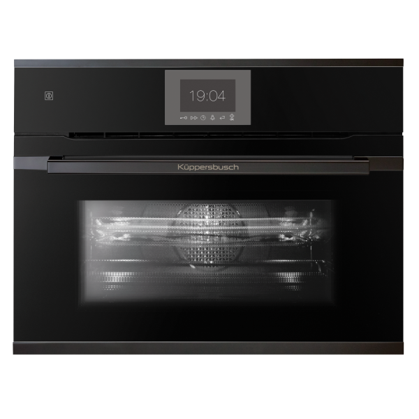 Компактный духовой шкаф с микроволнами  Kuppersbusch CBM 6550.0 S2 Black Chrome Компактный духовой шкаф с микроволнами  Kuppersbusch CBM 6550.0 S2 Black Chrome