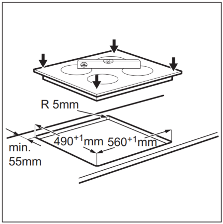 Варочная панель Smeg SI1M7643B Варочная панель Smeg SI1M7643B