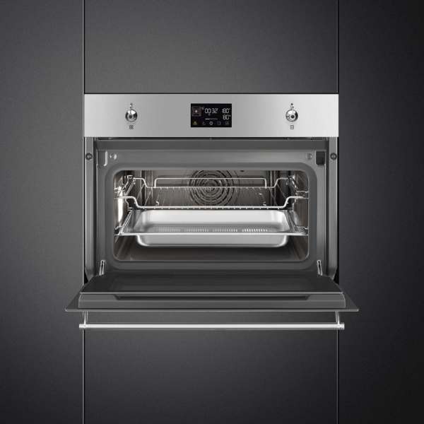 Духовой шкаф с паром Smeg SO4302S3X Духовой шкаф с паром Smeg SO4302S3X