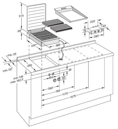 Гриль Gaggenau VR 421-110