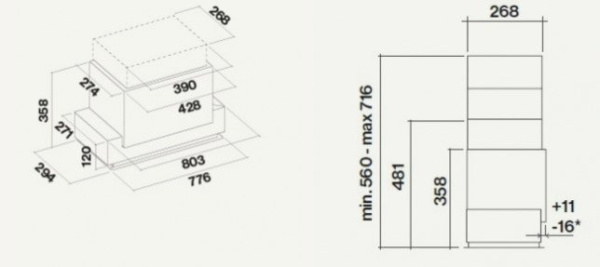 Встраиваемая вытяжка FALMEC E.ION GRUPPO INCASSO 70 (450) Встраиваемая вытяжка FALMEC E.ION GRUPPO INCASSO 70 (450)