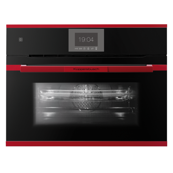 Компактный духовой шкаф с микроволнами Kuppersbusch CBM 6550.0 S8 Hot Chili Компактный духовой шкаф с микроволнами Kuppersbusch CBM 6550.0 S8 Hot Chili