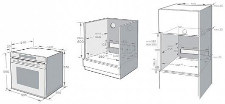 Духовой шкаф Korting OKB 1360 CSGW MW