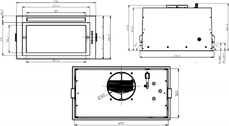 Встраиваемая вытяжка Elica LANE IX/A/52