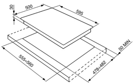 Варочная панель Smeg SRV864POGH