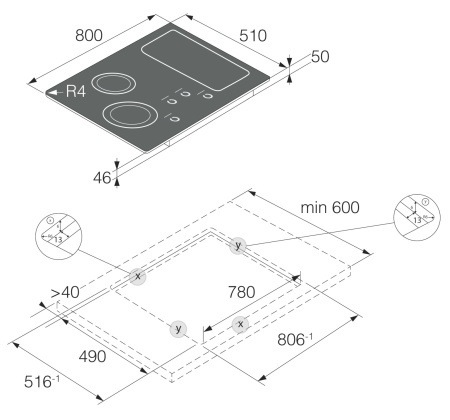 Индукционная варочная панель Asko  HI1884MF