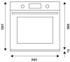 Духовой шкаф с паром Bertazzoni F6011PROVPTX