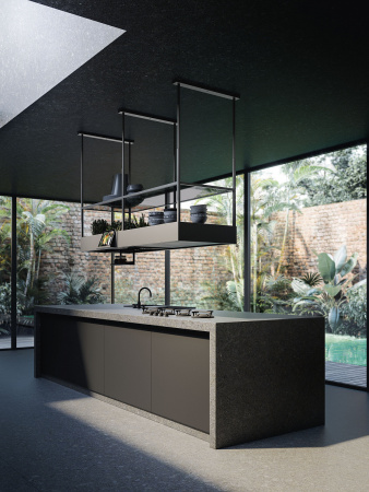 Вытяжка Falmec CIRCLE. TECH Isola Spazio Steel (600)