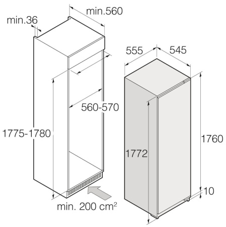 Морозильник Asko FN31831i