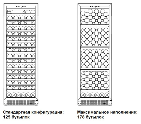 Винный шкаф Dometic C125G Wooden Beech