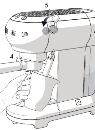 Кофемашина Smeg ECF01CREU