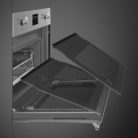 Духовой шкаф с паром Smeg SO4302S3X