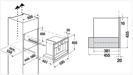 Встраиваемая кофемашина Kuppersbusch CKV 6550.0 W7 Copper