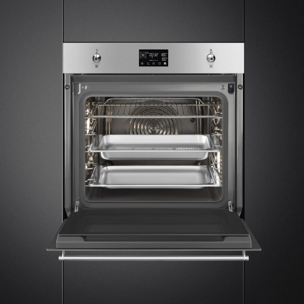 Духовой шкаф с паром Smeg SO6302S3PX Духовой шкаф с паром Smeg SO6302S3PX