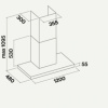 Вытяжка Falmec Lumina 120 Steel wall (NRS)