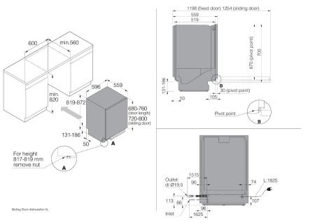 Посудомоечная машина Asko DSD433B/1