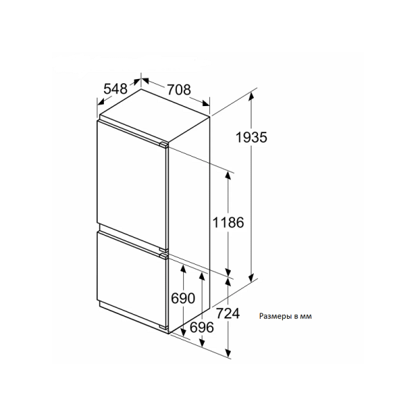 Холодильник BOSCH KBN96ADD0