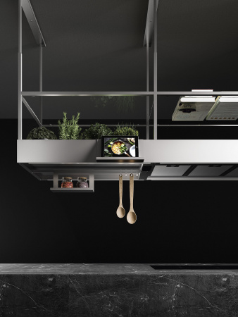 Вытяжка Falmec CIRCLE. TECH Isola Spazio Steel (600)