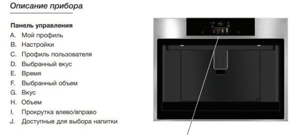 Встраиваемая автоматическая кофемашина Asko CM8477A