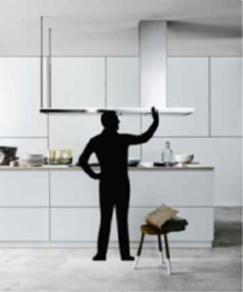 Вытяжка FALMEC DESIGN LUMEN ISOLA STEEL 175 DX Вытяжка FALMEC DESIGN LUMEN ISOLA STEEL 175 DX