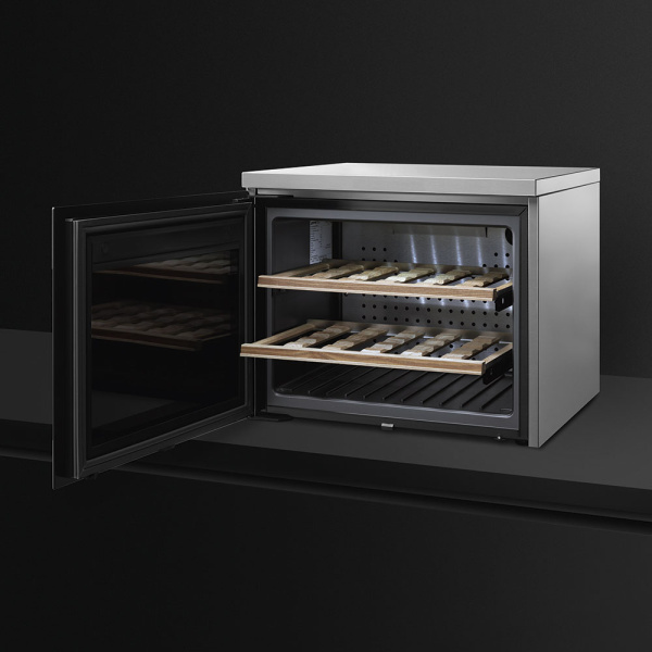 Холодильный шкаф для вина Smeg CVF318XS Холодильный шкаф для вина Smeg CVF318XS