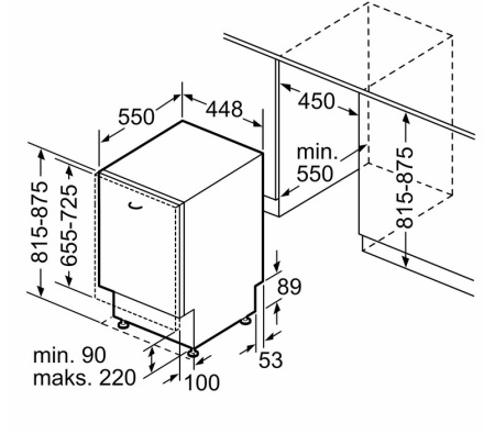 Встраиваемая посудомоечная машина Bosch SPV4EMX16E Встраиваемая посудомоечная машина Bosch SPV4EMX16E