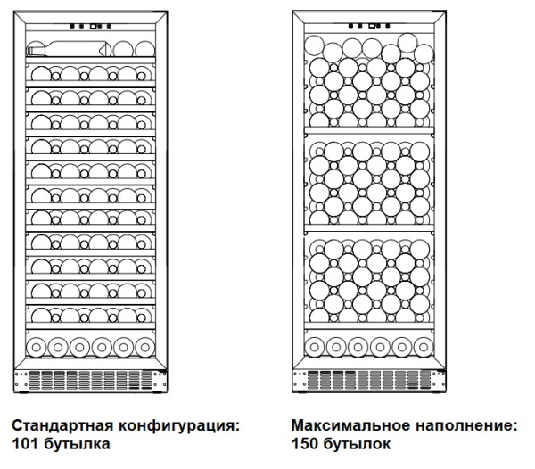 Винный шкаф Dometic C101G Wooden Beech
