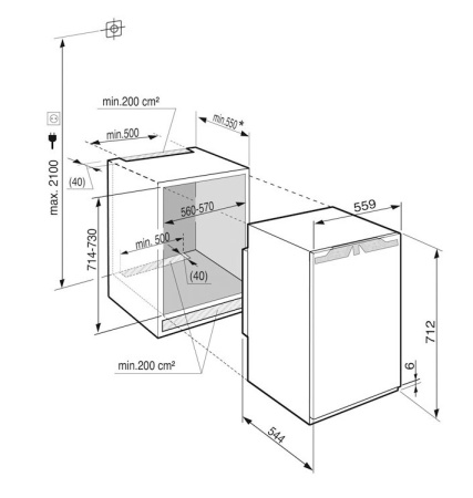 Встраиваемый морозильник Liebherr IGN 1064