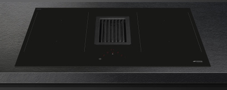 Индукционная варочная панель со встроенной вытяжкой Smeg HOBD482D