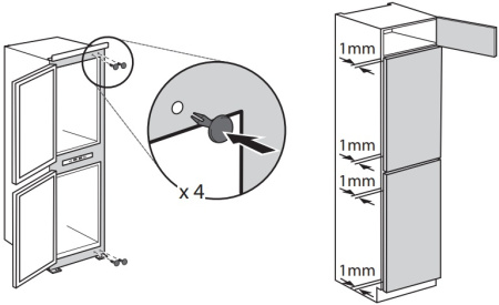 Встраиваемый холодильник Franke FCB 320 NF NE F