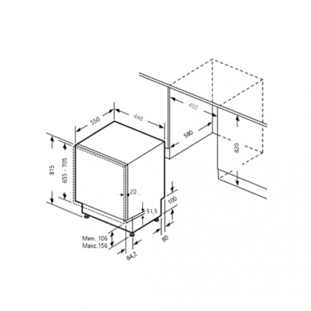 Встраиваемая посудомоечная машина MAUNFELD MLP-08IMRO